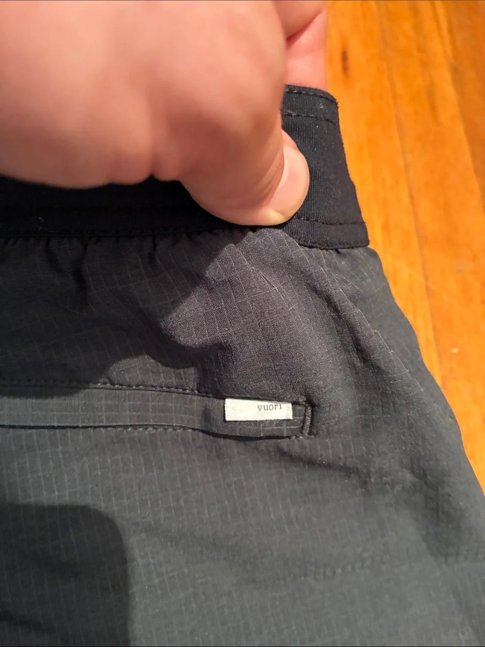 Vuori Stockton Lined Shorts in Black, Men’s size Large